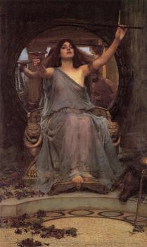 John William Waterhouse : Circe offering the Cup to Ulysses